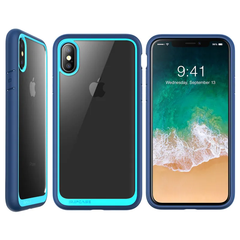 SUPCASE For iphone Xs Max Case 6.5 inch UB Style Premium Hybrid Protective Bumper + Clear Back Cover XS |