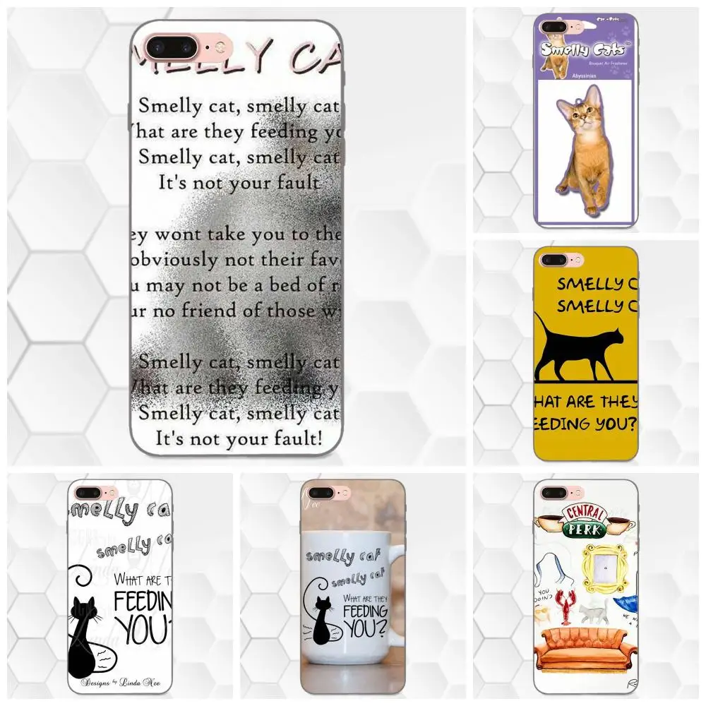 TPU Fashion Cell Case For Huawei Honor Enjoy Mate Note 6s 8 9 10 20 Lite Play Pro P smart Phoebe Smelly Cat Friends Tv Show | Мобильные