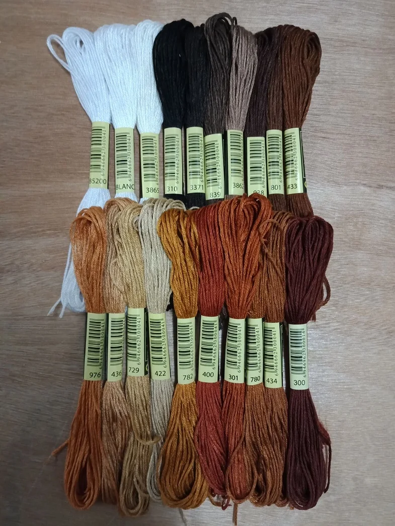 

CXC threads similar dmc color 10 pieces cross stitch threads / cross stitch embroidery thread / Custom threads colors 03