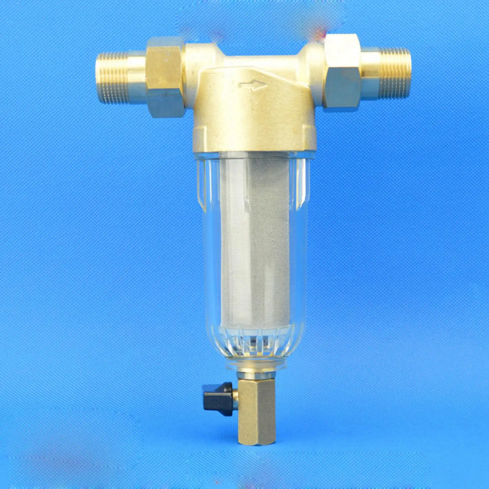 Fit 1/2" BSP Pipe Pre Filter Brass Purifier Stainless Steel Mesh 30