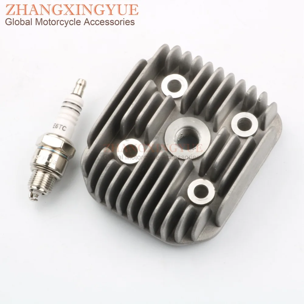 47mm cylinder head & E6TC spark plug for Yamaha BWS NG Booster 50 2Tin