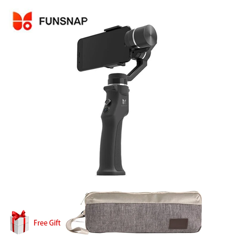 

Funsnap Capture 3 Axis Handheld Gimbal Stabilizer For xiaomi iPhone X 8Plus 8 7Plus 7 6S Samsung S9 S8 S7 & Action Camera