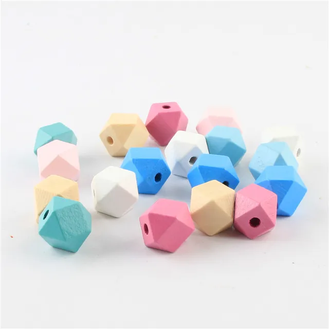 50pcs/lot 12mm Rainbow Wooden Beads Geometry Polygon Shape Wood Beads For Jewelr 50pcs/lot 12mm Rainbow Wooden Beads Geometry Polygon Shape Wood Beads For Jewelr