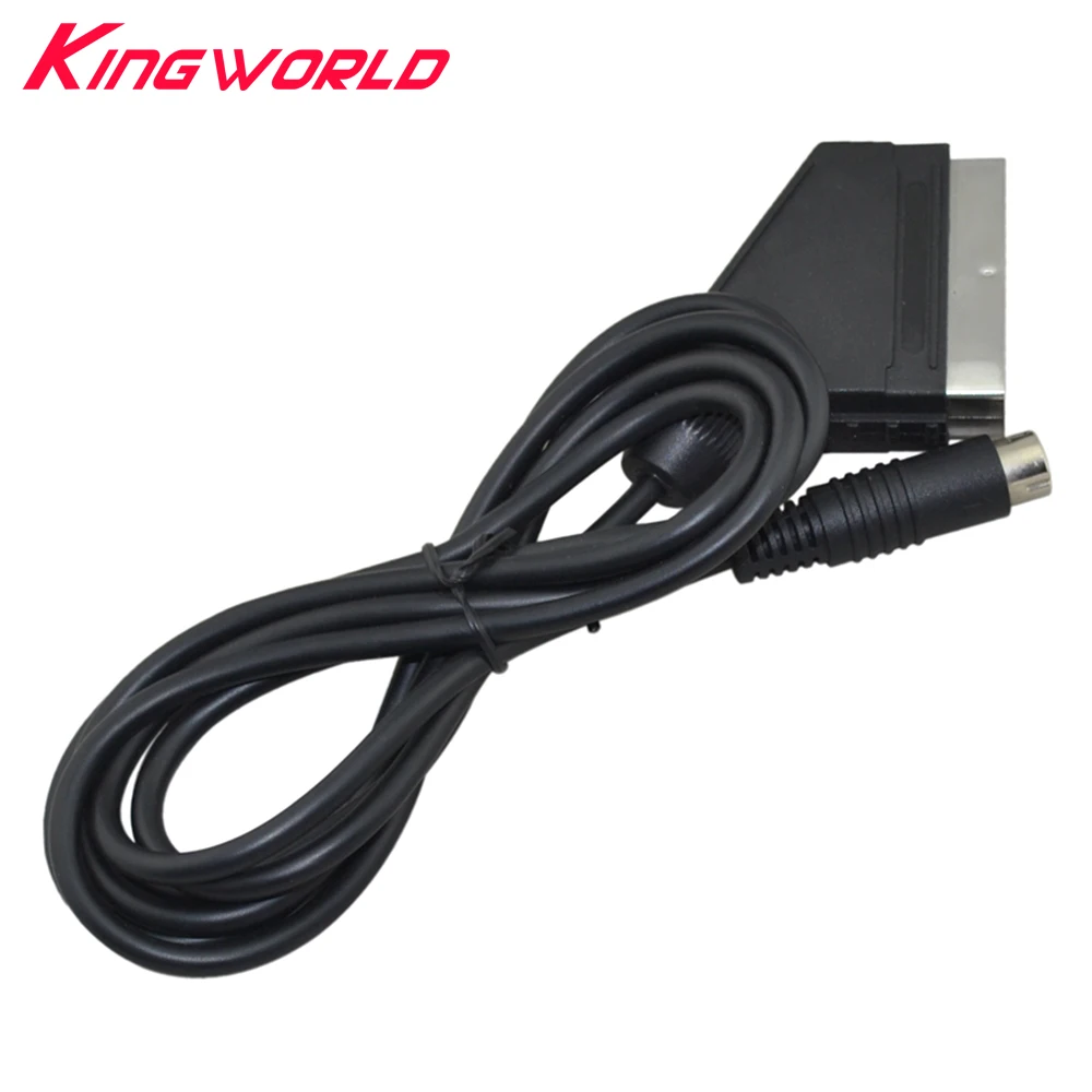 Видеокабель Scart ТВ кабель для Sega Saturn NTSC и PAL версии|tv video cable|lead cablelead tv |
