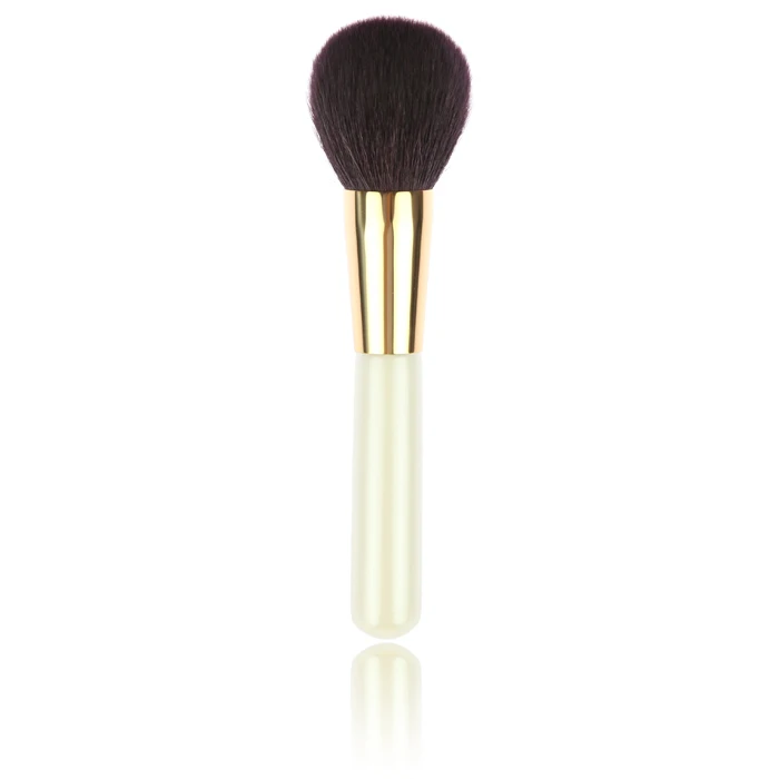

P101 Professional Makeup Brushes Soft Goat Hair Powder Brush Single Make up Brush White Handle Cosmetic Tool Round Powder Brush
