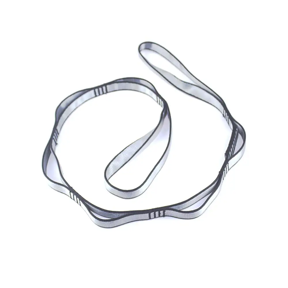 تسلق النايلون سلسلة حبل مع حلقة أرجوحة اليوغا شنقا حزام تسلق الجبال Bandlet الرافعة 110 سنتيمتر اكسسوارات تسلق Auxiliar