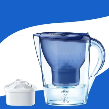 

3.5L Water Filter Kettle Activated Carbon Water Filter Faucet Tap Water Purifier Cup Two Filter Direct Drinking Water Purifier