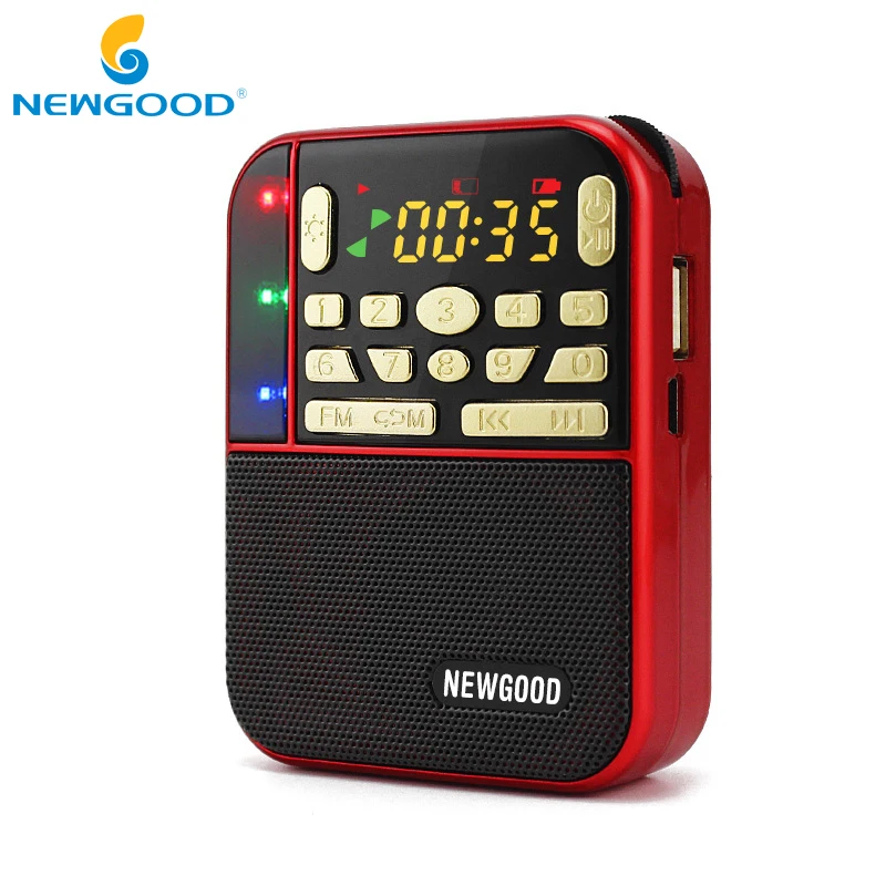 Карманное стерео радио Mini Fm портативные микро Sd радиостанции модная полосная