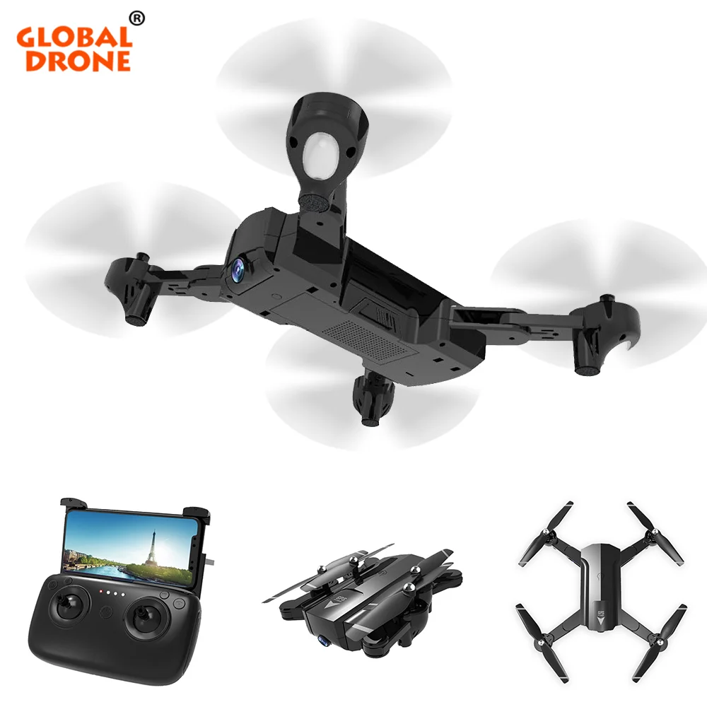 

Global Drone GPS Drone Follow Me FPV Wifi RC Quadrocopter Profissional Selfie Drones with Camera HD VS E58 LH-X28 VISUO XS812