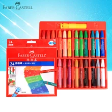 Faber Castell масляная пастель 12/24 цветов Набор Профессиональный воск для рисования Мелки школьные офисные товары для рукоделия