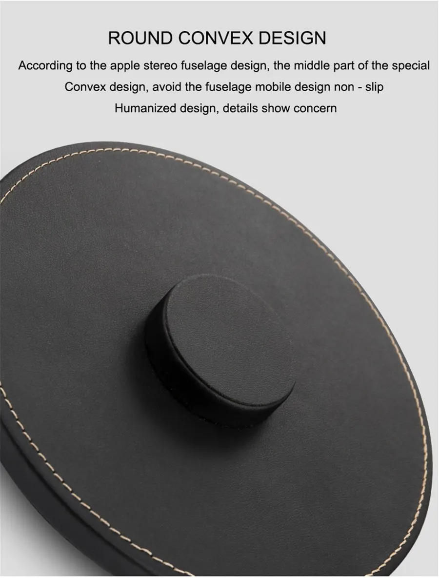 Из искусственной кожи защитная накладка для Homepod Bluetooth подставка для колонки Нескользящая база подставка подиум для Apple смарт-динамик аксессуары