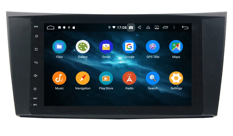 Cheap 8inch two din android 9.0 car dvd player for Mercedes Benz E class W211 W219 E280 E240 E270 CLS class W463 car audio gps navi 8