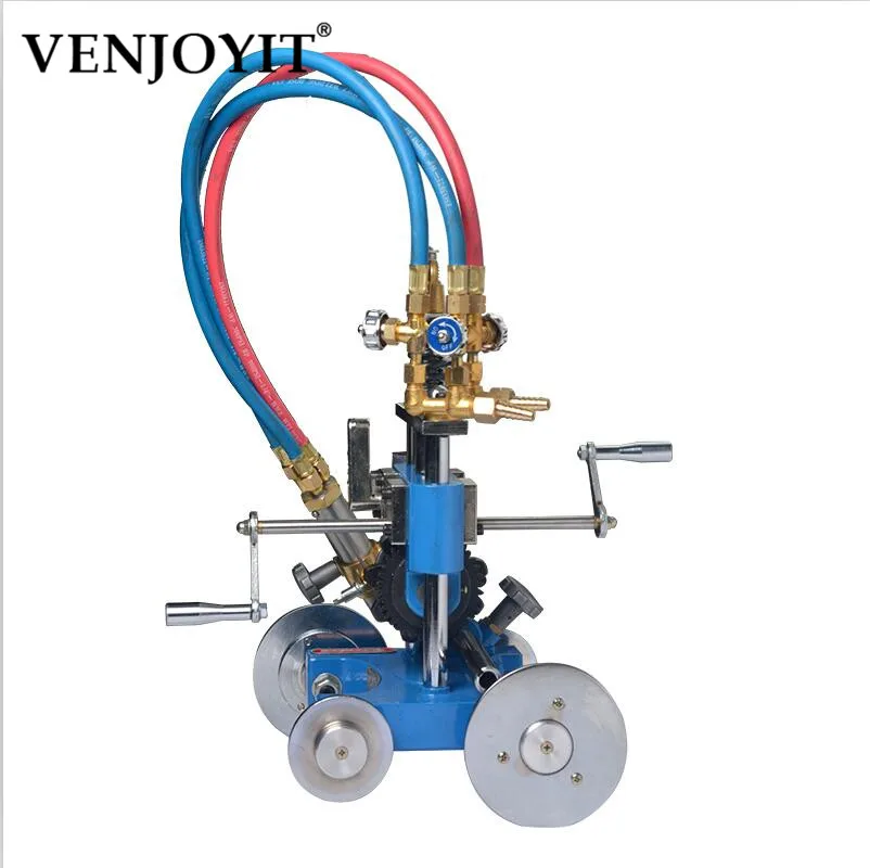 

Big hand Pipe Cutting Beveling Machine Torch Track Cutter