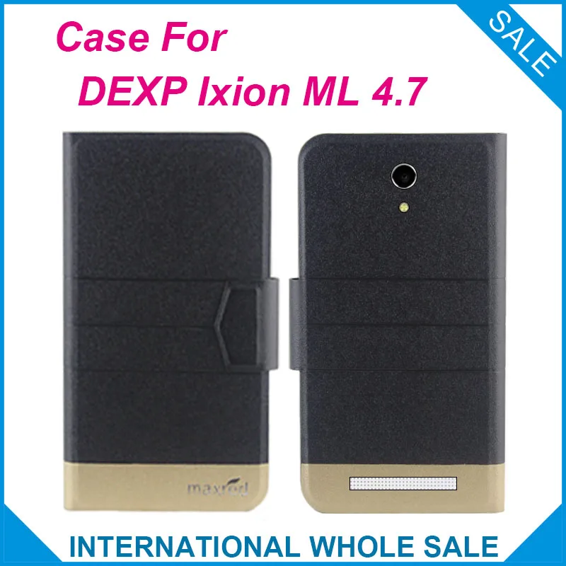 

Hot! 2016 DEXP Ixion ML 4.7 Case New Arrival 5 Colors Factory Price Flip Leather Exclusive Case For DEXP Ixion ML 4.7 Cover