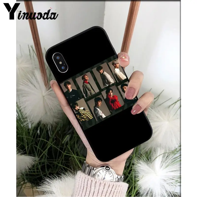 Yinuoda Kpop exo DIY красивые аксессуары для телефонов, чехол для Apple iPhone 8 7 6 6S Plus X XS MAX 5 5S SE XR Чехол для мобильного телефона s - Цвет: A4