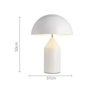 Postmodern Minimalist Table Light Bedroom Study Mushroom Table Light Nordic Creative Mushroom Table Lamp Nightstand Lampadari - Цвет абажура: White-Big