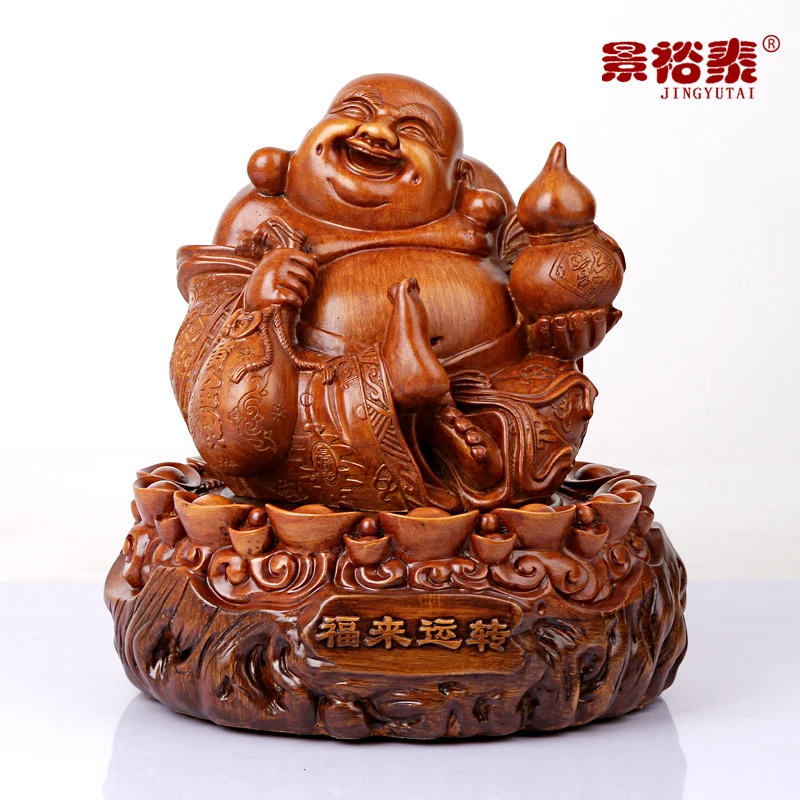 Lucky Buddha ornaments King office opening home feng shui crafts Buddha