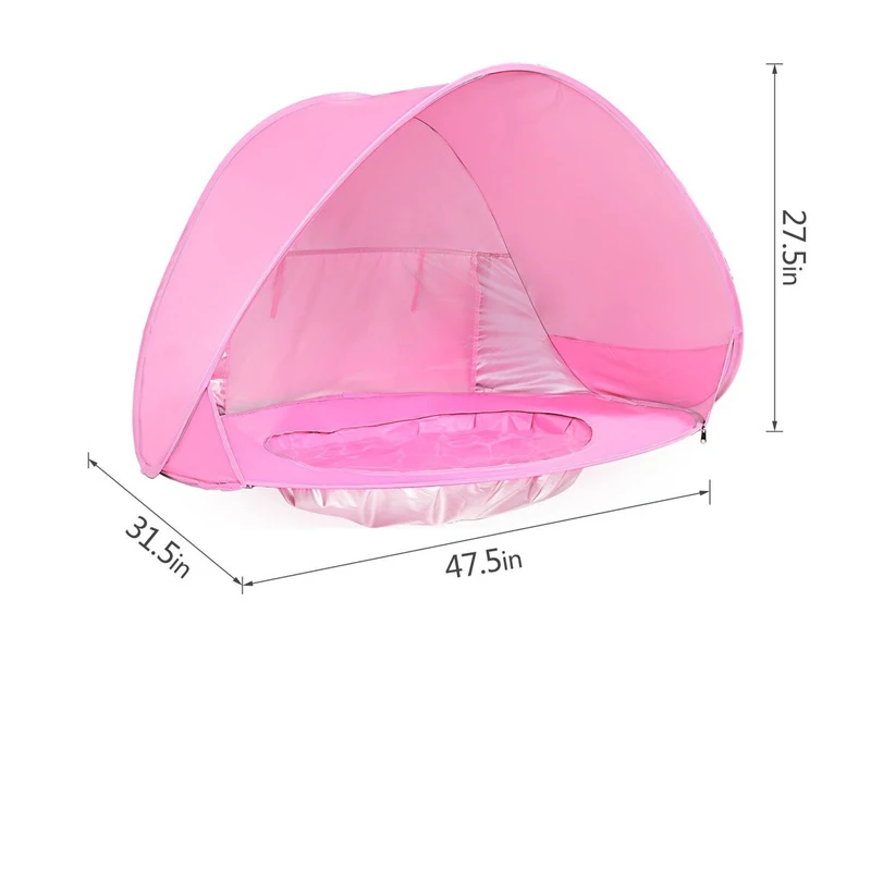 Вигвама палатка для детей может как плавательный бассейн игровая палатка детская палатка игрушка детский пляж открытый синий зонт теневая брендовая игрушка