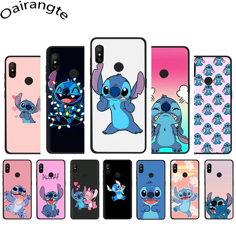 

cartoon lilo stich Soft Silicone phone cover case for Xiaomi 5X 6 6X A1 A2 8 Lite 9 9se Max 3 F1 9T A3 Pro CC9e