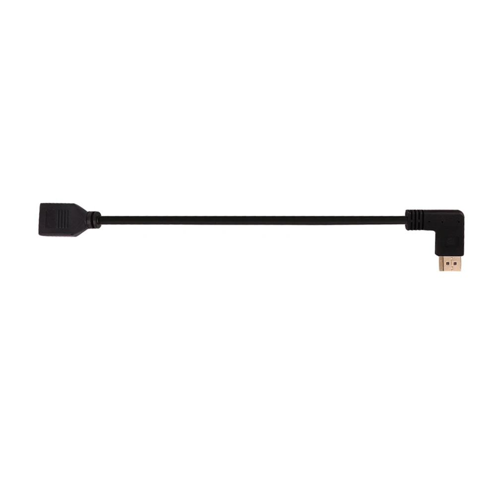 

30cm Right Angled DisplayPort Male Plug To Display Port Female Adaptor Cable