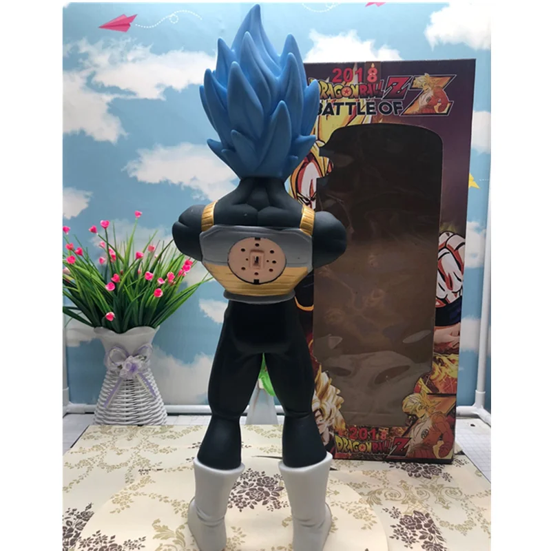 15 ''Драконий жемчуг Z Super Saiyan Vegeta с светодиодный светильник и звук Виниловая