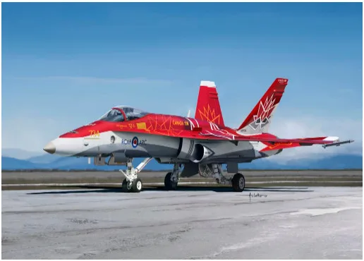Комплект модели Kinetic 1/48 CF-188A RCAF DEMO 2017 | Игрушки и хобби