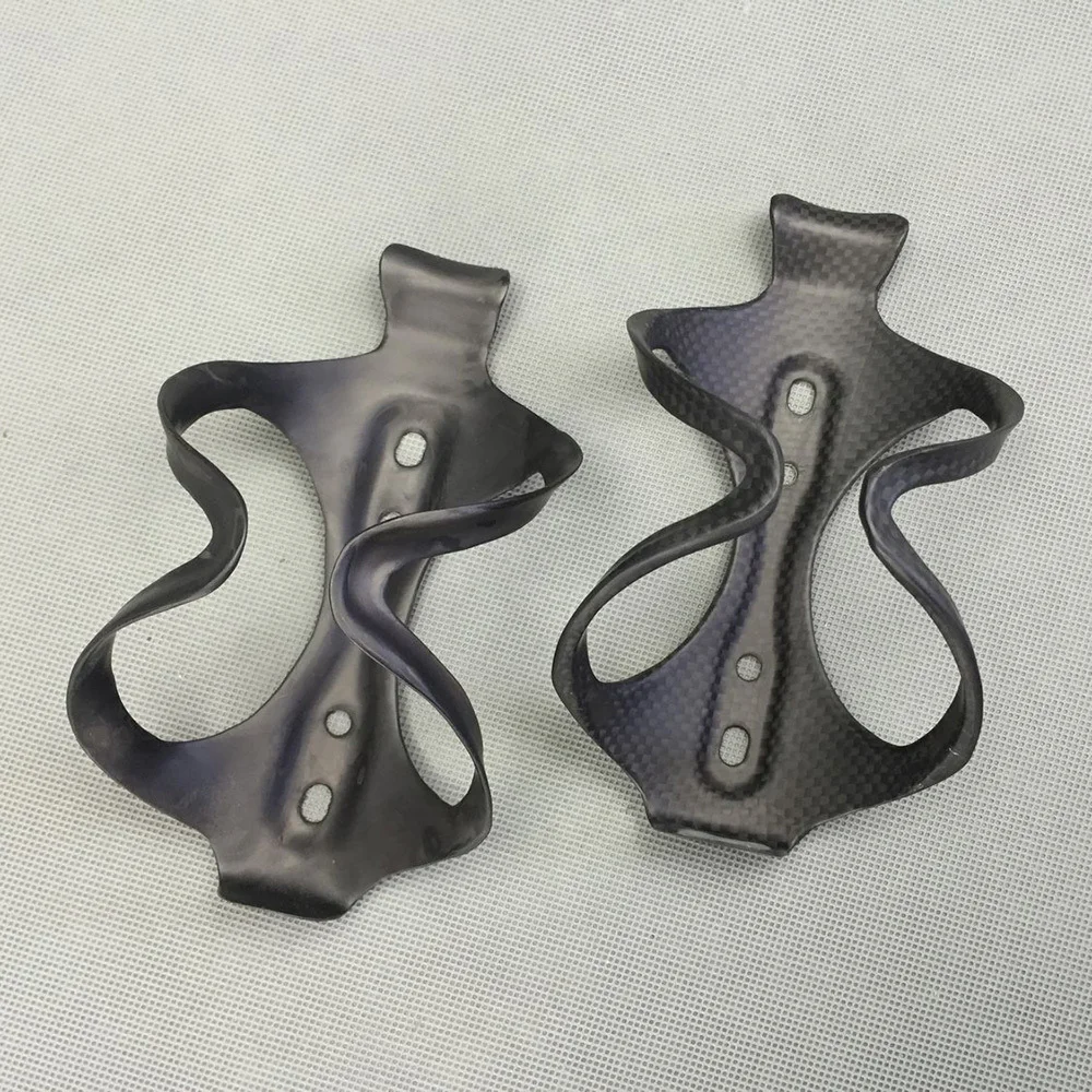 Carbon Fiber UD Matte MTB Bicycle Water Bottle Holder Cage Bike