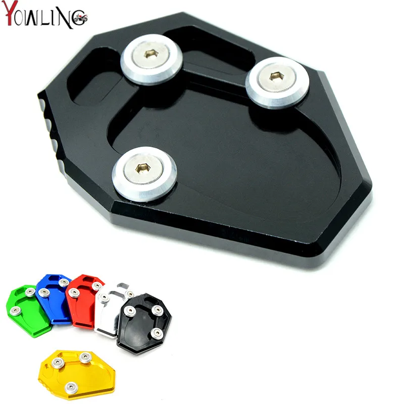 

CNC Motorcycle Side Kickstand Stand Extension Plate For yamaha MT-07 mt07 mt 14-15 FZ6R 09-15 XJ6/ABS 09-15 09 10 11 12 13 14