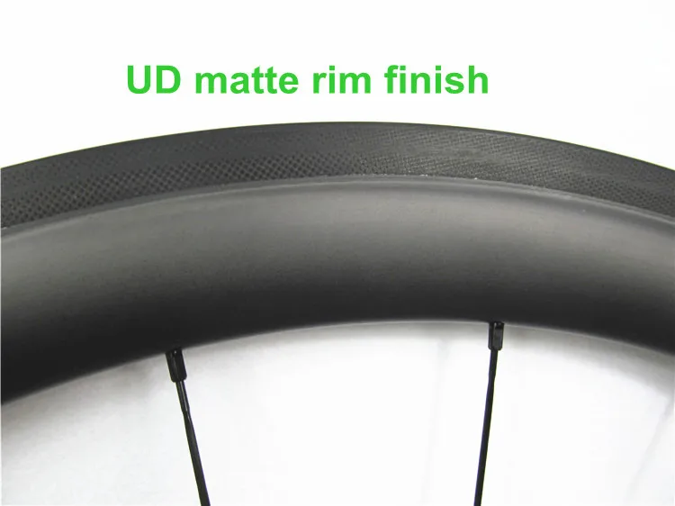 Clearance Farsports high quality carbon clincher wheelset 50mm x 25mm rims for road bike Lightweight 1510g each set 4