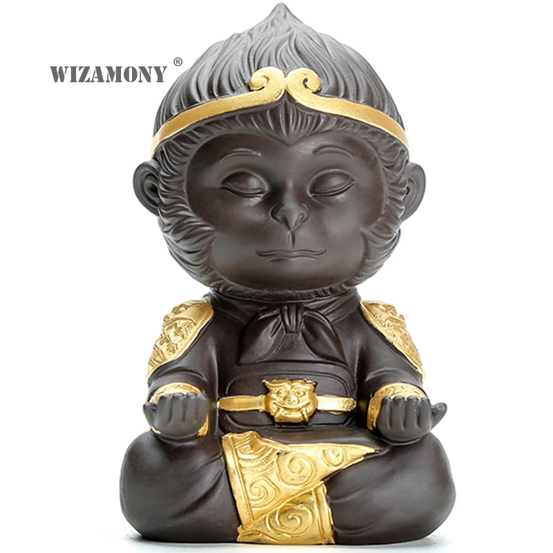 Wisamony китайский чайный набор из фиолетовой глины кунг фу обезьяна король