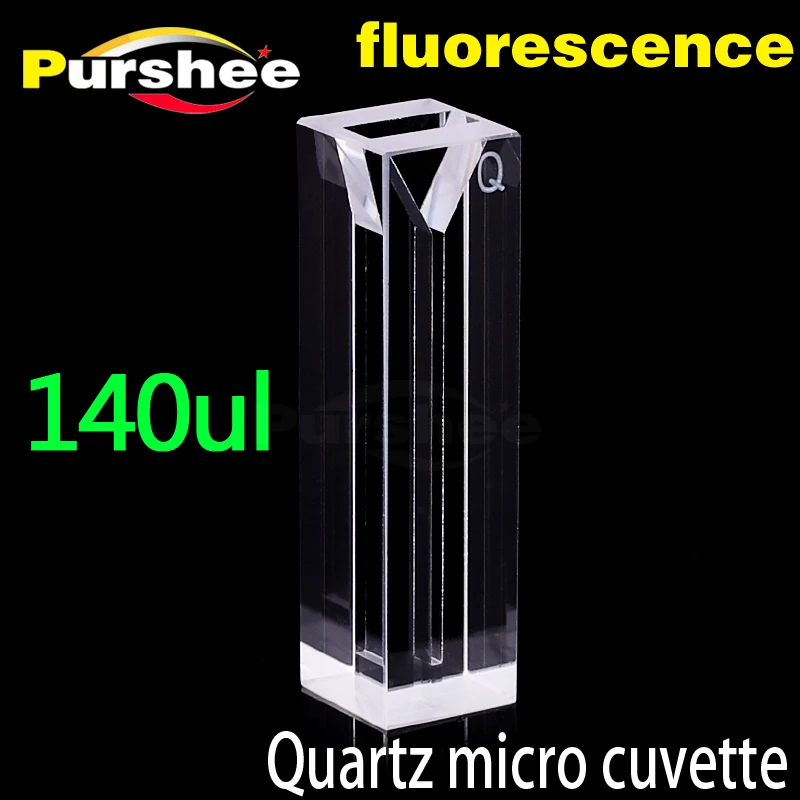 

Micro quartz fluorescence cuvette with lid 140ul