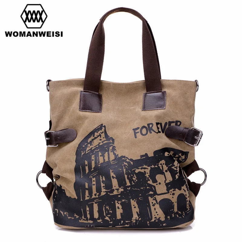 

2018 Luxury Women Designer Handbags High Quality Brand Canvas Printing Women Tote Bags Vintage Female Hand Bolsos sac a main