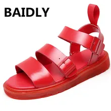 Мужские сандалии из натуральной кожи; летние сандалии в стиле ретро; воздухопроницаемые тапочки для влюбленных; Повседневная обувь из натуральной кожи