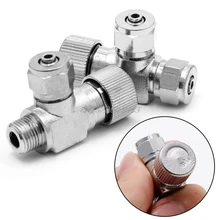 Аквариум CO2 счетчик пузырьковый клапан-регулирующий рассеиватель одноголовый двухголовый клапан Ян и Прямая поставка