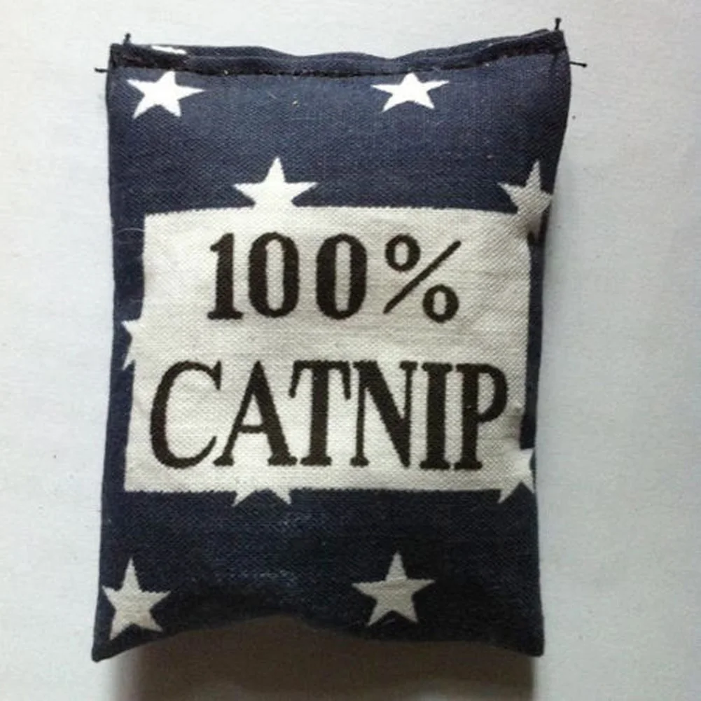 

1 PC Linen Catnip Bags Catnip Toys Supply Cat Love It Pet Catnip Colors Random