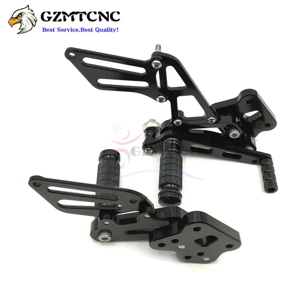 GSXR600 GSXR750 06-10 Rearset подножки CNC подножки для Suzuki GSX-R GSXR 600/750 2006 2007 2008 2009 2010 регулируемый подножки
