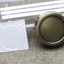 Медный металлический контейнер для лекарств с эпоксидный полимерный пластырь-один отсек DIY контейнер, коробка для таблеток-100 шт./лот PY01C