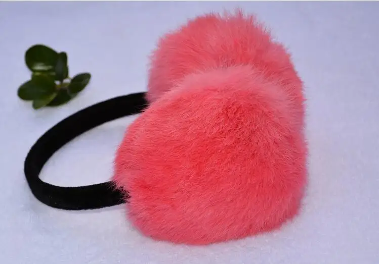 10 Цвета Настоящее Рекс кролика Earmuff Натуральный Мех ушанка унисекс Наушники Модные зимние теплые мягкие наушники