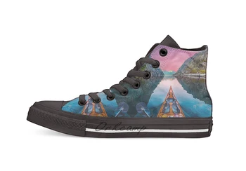 

Poster Canoe PoV 1 Square Casual High Top Canvas shoes sneakers Light Walking Shoes