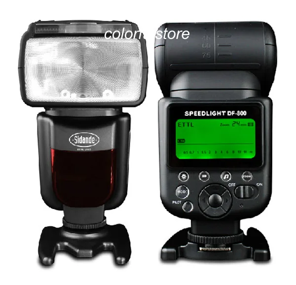 High Speed 1/8000 DF 800 Wireless TTL Flash Light Flashes Speedlite for