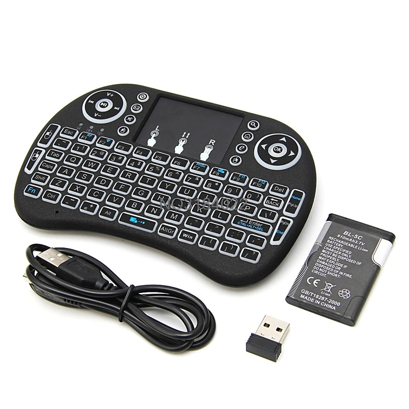 

NEW Mini 2.4G 3 Color Backlit Wireless Touchpad Keyboard Air Mouse For PC Pad Android TV Box/X360/PS345