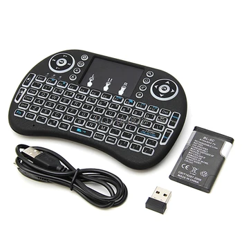 

NEW Mini 2.4G 3 Color Backlit Wireless Touchpad Keyboard Air Mouse For PC Pad Android TV Box/X360/PS345 Drop Shipping