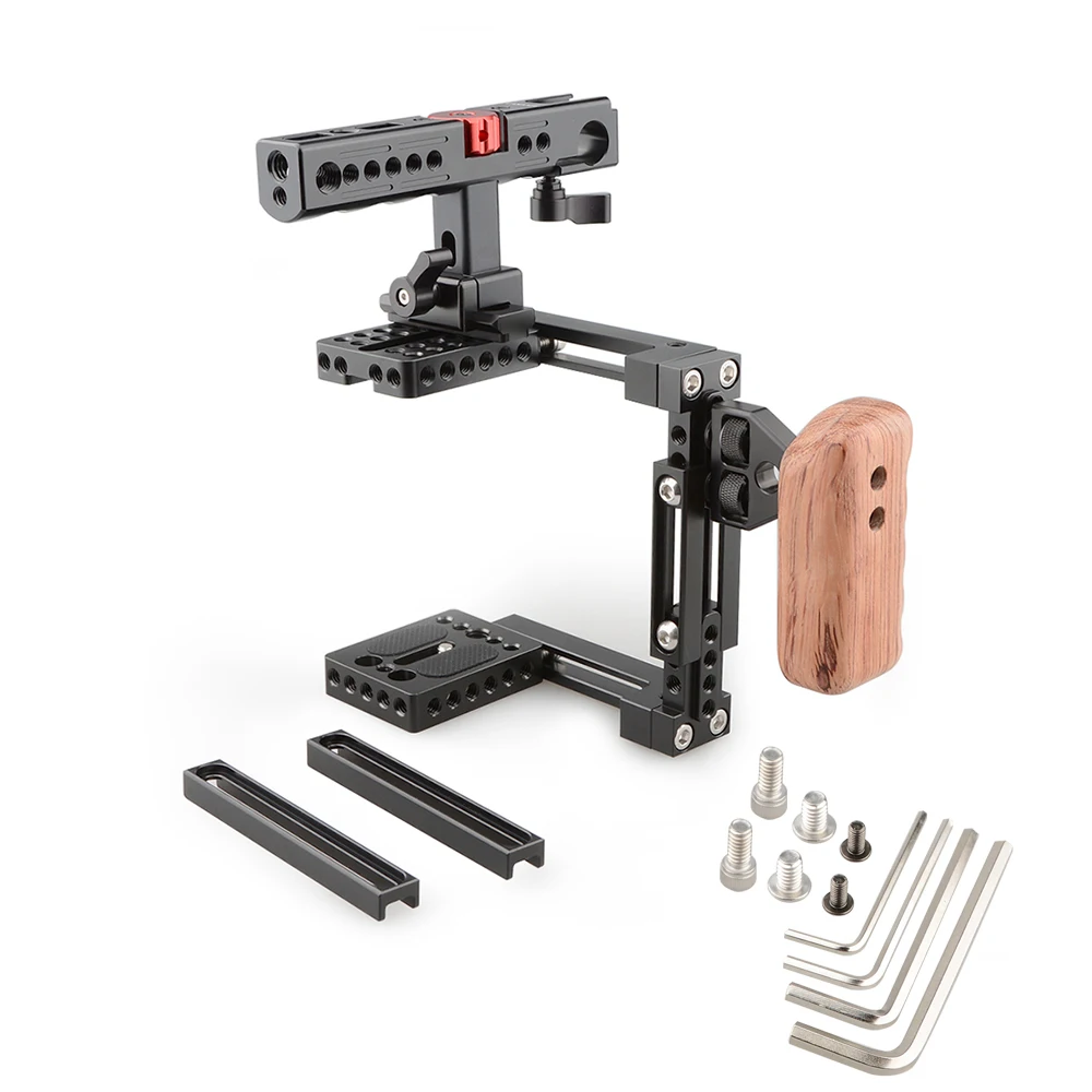 

CAMVATE Dual-use Adjustable Cage with NATO Handle for 5D MarkIII C1725
