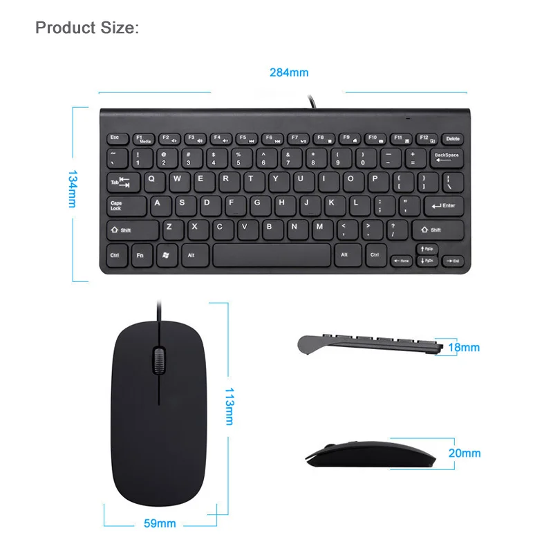 2 Wired Keyboard