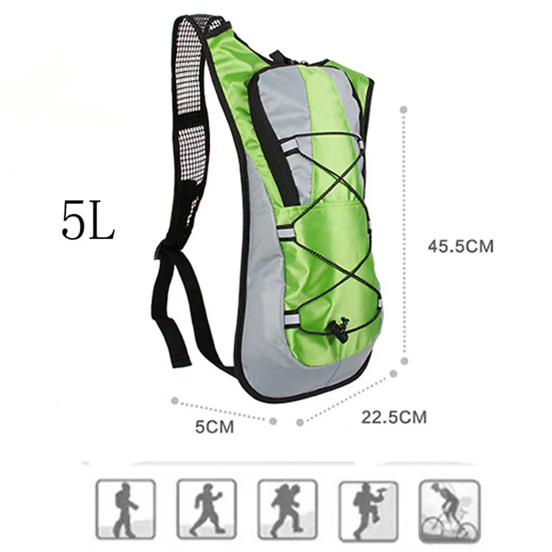 Clearance Bike Bag 5LCycling Backpack Backpack Quick Dry Bicycle Bag Waterproof Material Cycle Bag Camping & Hiking Climbing Cycling/Bike 2