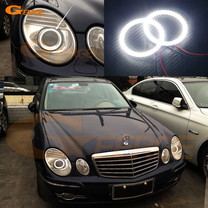 Для Мерседес-Бенц е класс W211 Мерседес Е200 Е220 E270 E280 Е320 Е420 CDI с 2003-2009 отлично Ультра-яркий SMD из светодиодов глаза Ангела комплект Для Мерседес-Бенц е класс W211 Мерседес Е200 Е220 E270 E280 Е320 Е420 CDI с 2003-2009 отлично Ультра-яркий SMD из светодиодов глаза Ангела комплект