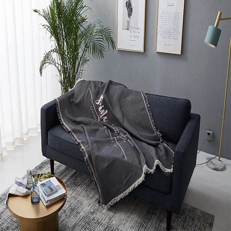 Скандинавское декоративное одеяло для дивана для гостиной, чехол с трикотажной нитью, пылезащитный чехол для пианино, скатерть, гобелен