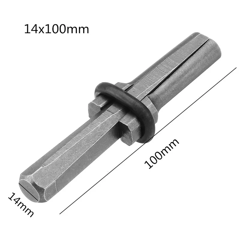 1 шт. 14x100 мм/16x100 мм штекер клинья перо прокладки бетон Рок камень сплиттер ручные инструменты комплект - Цвет: 14x100mm