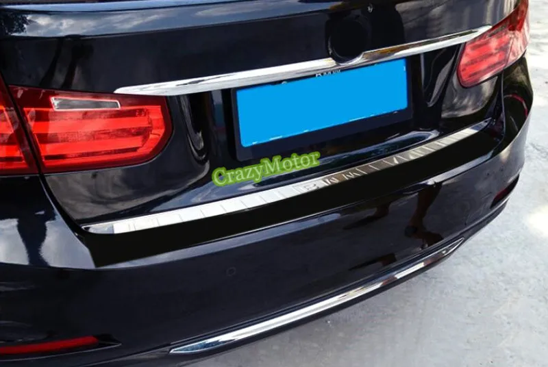 

3PCS REAR TRUNK BOOT TAILGATE DOOR COVER STYLING TRIM MOLDING EDGE STRIP GARNISH FOR BMW 3 SERIES F30 2012-2016