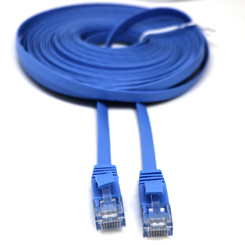 HIPERDEAL 3 м RJ45 CAT6 Ethernet сетевой LAN кабель Плоский UTP патч-маршрутизатор интересный Лот